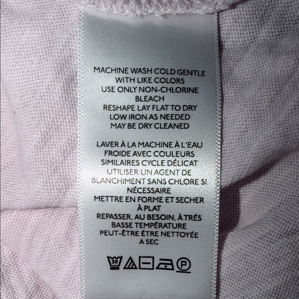 We The Free Light Pink Cotton Tee Anthropologie Urban Outfitters Indie Size L - Picture 5 of 6
